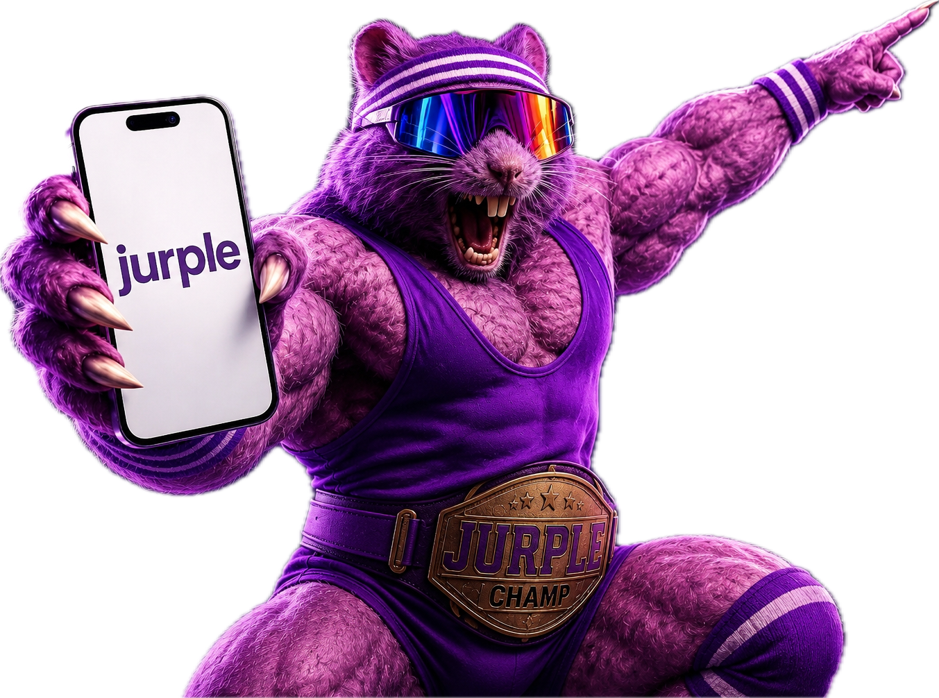 Jurple mascot — ABN Contractor
